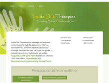 Tablet Screenshot of insideout-therapies.com